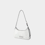 Sac Hobo Platt Mini Crackle - Acne Studios - Cuir - Blanc