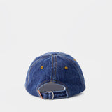 Casquette Carliy Denim - Acne Studios - Coton - Bleu
