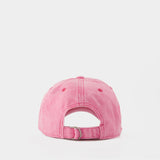 Casquette Carliy Tourist Logo - Acne Studios - Coton - Rose