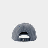 Casquette Carliy Tourist Logo - Acne Studios - Coton - Bleu