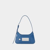 Sac Porté Épaule Platt Micro - Acne Studios - Cuir - Bleu