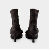 Bottines Bow - Acne Studios - Cuir - Marron