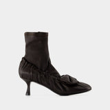 Bottines Bow - Acne Studios - Cuir - Marron