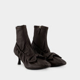 Bottines Bow - Acne Studios - Cuir - Marron