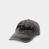 Casquette À Logo - Acne Studios - Coton - Gris Foncé