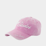 Casquette - Acne Studios - Coton - Rose