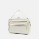 Sac Porté Épaule Camero Camera - Acne Studios - Cuir - Blanc
