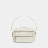 Sac Porté Épaule Camero Party - Acne Studios - Cuir - Blanc