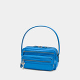 Sac Porté Épaule Camero Party - Acne Studios - Cuir - Bleu