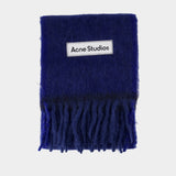 Écharpe - Acne Studios - Laine - Bleu