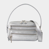 Sac Porté Épaule Camero Party - Acne Studios - Cuir - Argenté