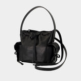 Sac À Bandoulière Multipocket Mini - Acne Studios - Cuir - Noir