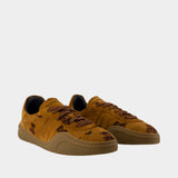 Sneakers Bars Teddy Print - Acne Studios - Cuir - Kaki