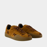 Sneakers Bars Bear Print - Acne Studios - Cuir - Marron