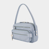 Sac Porté Épaule Camero Party V - Acne Studios - Cuir - Bleu