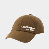 Casquette - Acne Studios - Coton - Marron