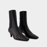 Bottes The Mid Heel - TOTEME - Cuir - Noir
