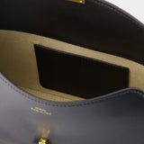 Pochette T Lock - TOTEME - Cuir - Noir