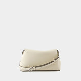 Pochette T Lock - TOTEME - Cuir - Milk
