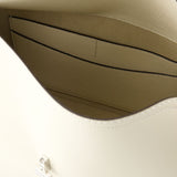 Sac À Main T Lock Top Handle - TOTEME - Cuir - Milk