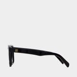 Lunettes De Soleil Navigator - TOTEME - Acétate - Noir