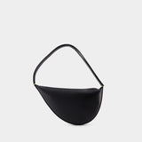 Sac Porté Épaule Scoop - TOTEME - Cuir - Noir