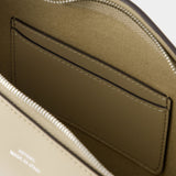 Sac Porté Épaule Scoop - TOTEME - Cuir - Beige