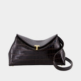 Pochette T-Lock - TOTEME - Cuir - Marron