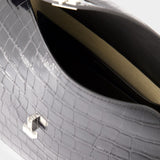 Sac À Main T-Lock Top Handle - TOTEME - Cuir - Noir