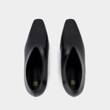 Bottines The Wide Shaft - TOTEME - Cuir - Noir