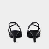 Slingback The Sharp - TOTEME - Cuir - Noir