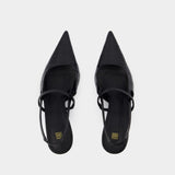 Slingback The Sharp - TOTEME - Cuir - Noir