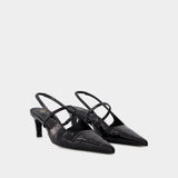 Slingback The Sharp - TOTEME - Cuir - Noir