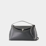 Sac À Main T-Lock Top Handle - TOTEME - Cuir - Marron