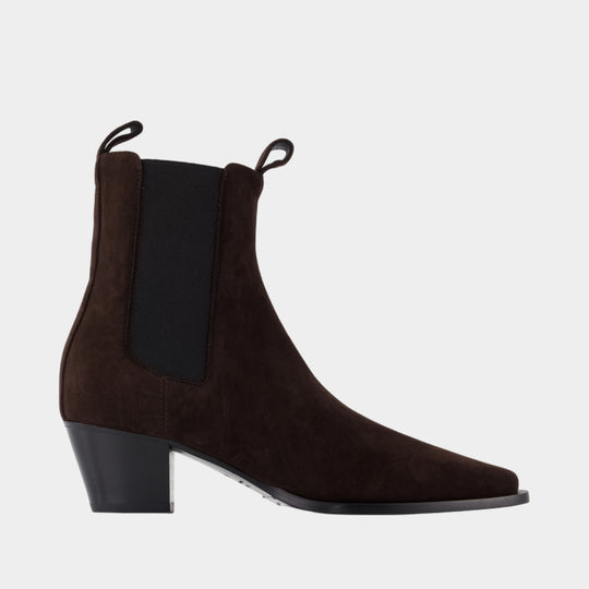 Bottines City - TOTEME - Cuir - Marron