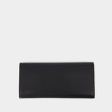 Portefeuille T-Lock - TOTEME - Cuir - Noir