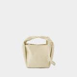 Sac À Main Petite Bucket - TOTEME - Cuir - Blanc