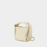 Sac À Main Petite Bucket - TOTEME - Cuir - Blanc