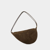 Sac Porté Épaule Scooped Sling - TOTEME - Cuir - Marron