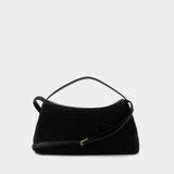 Sac À Main T-Lock Top Handle - TOTEME - Cuir - Noir