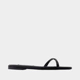 Sandales Crossover - TOTEME - Cuir - Noir