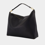 Cabas Scoop - TOTEME - Cuir - Noir