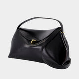 Sac À Main T-Lock Naplack Top Handle - TOTEME - Cuir - Noir