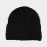 Bonnet Alpaca - TOTEME - Laine - Noir