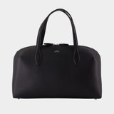 Cabas Medium Lounge Zip - TOTEME - Cuir - Noir
