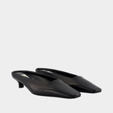 Escarpins Square Kitten - TOTEME - Cuir - Noir