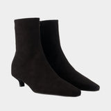 Bottines Slim - TOTEME - Cuir - Noir
