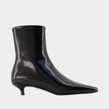 Bottines Slim - TOTEME - Cuir - Noir
