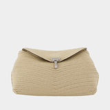 Pochette Mini T-Lock Rope - TOTEME - Toile - Beige