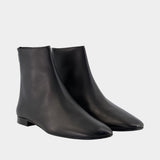 Bottes Contour - TOTEME - Cuir - Noir